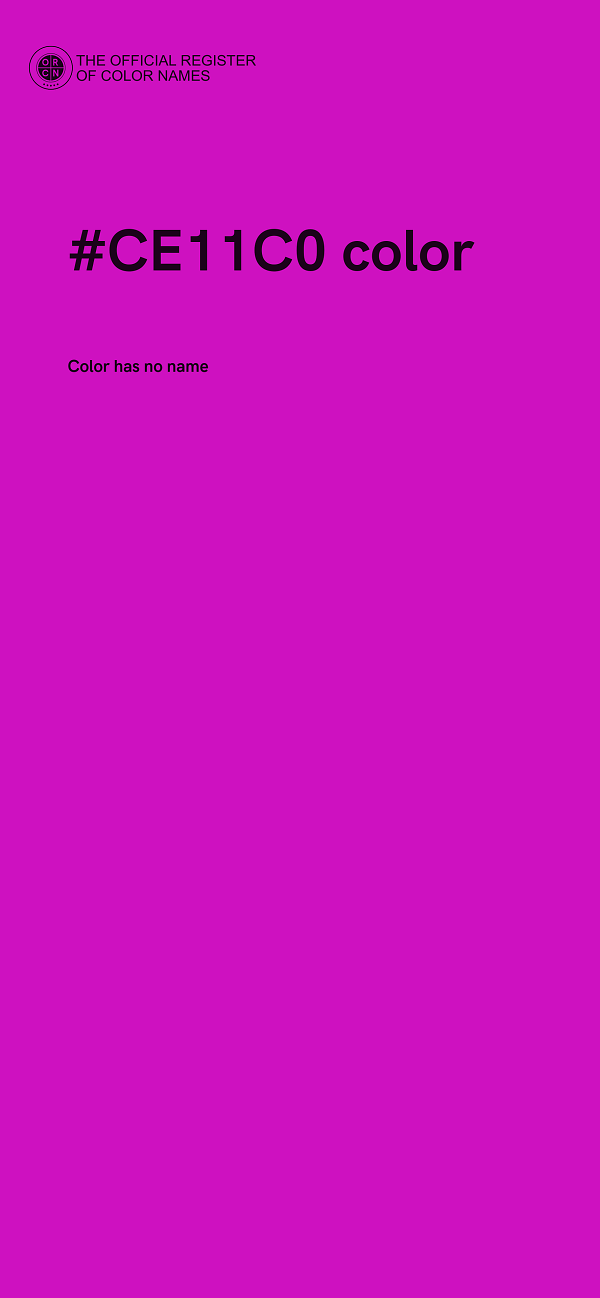 #CE11C0 color image