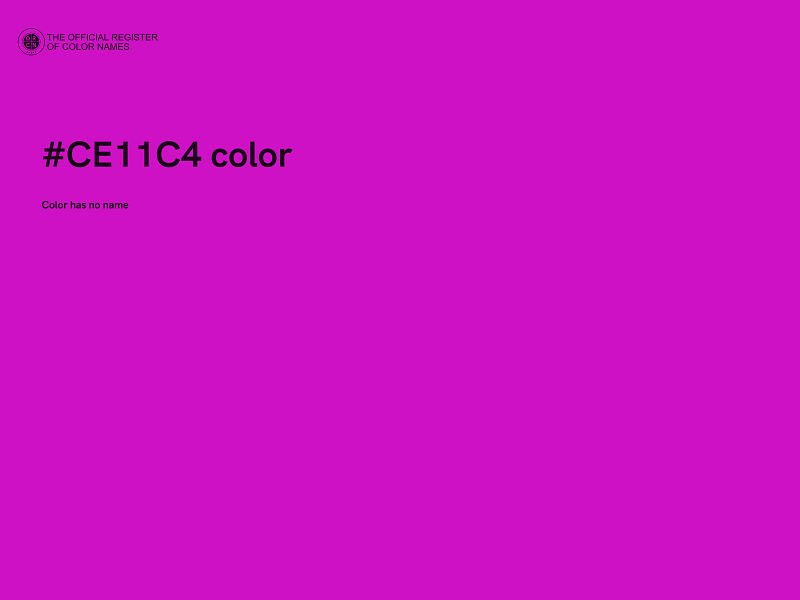 #CE11C4 color image
