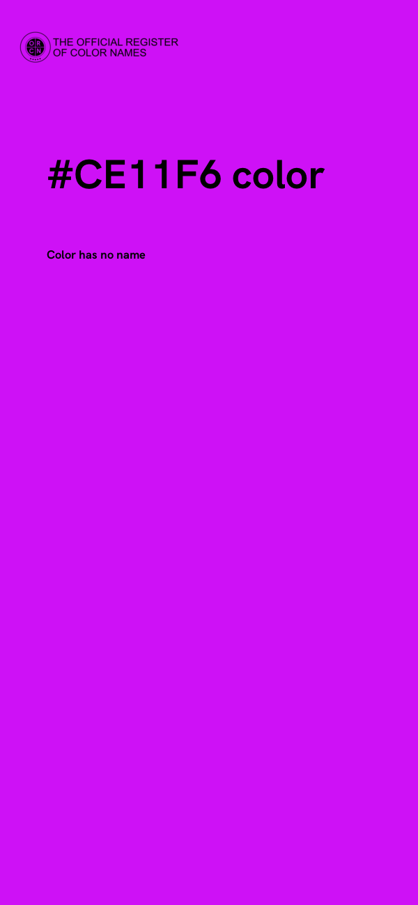 #CE11F6 color image