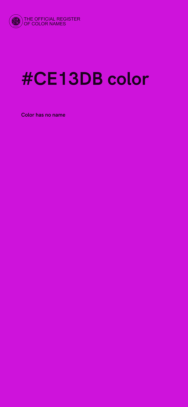 #CE13DB color image