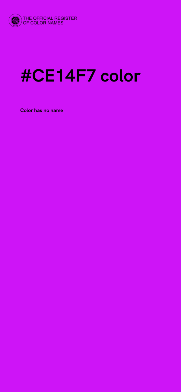 #CE14F7 color image