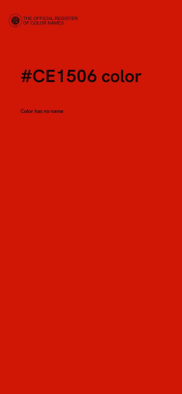 #CE1506 color image