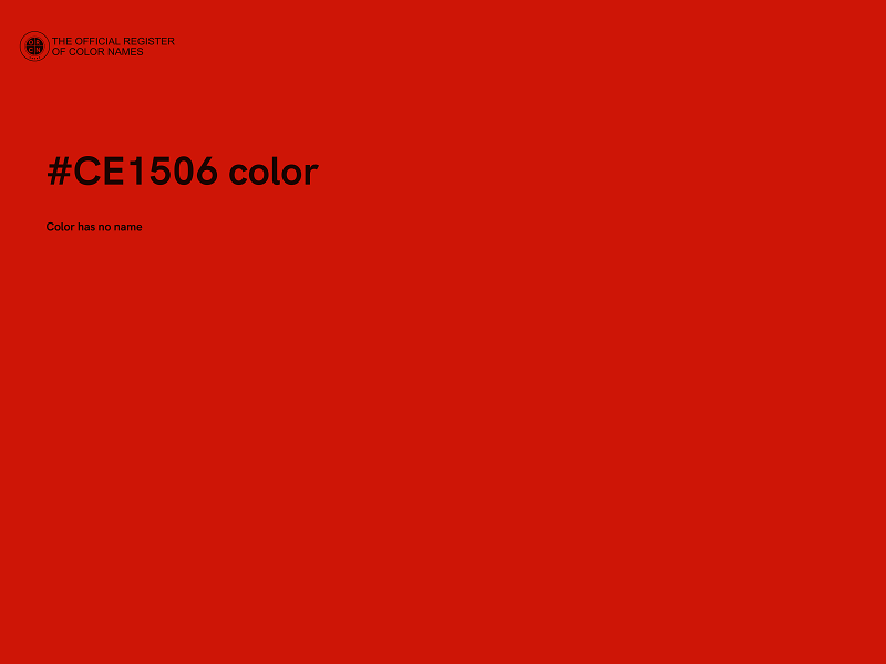 #CE1506 color image