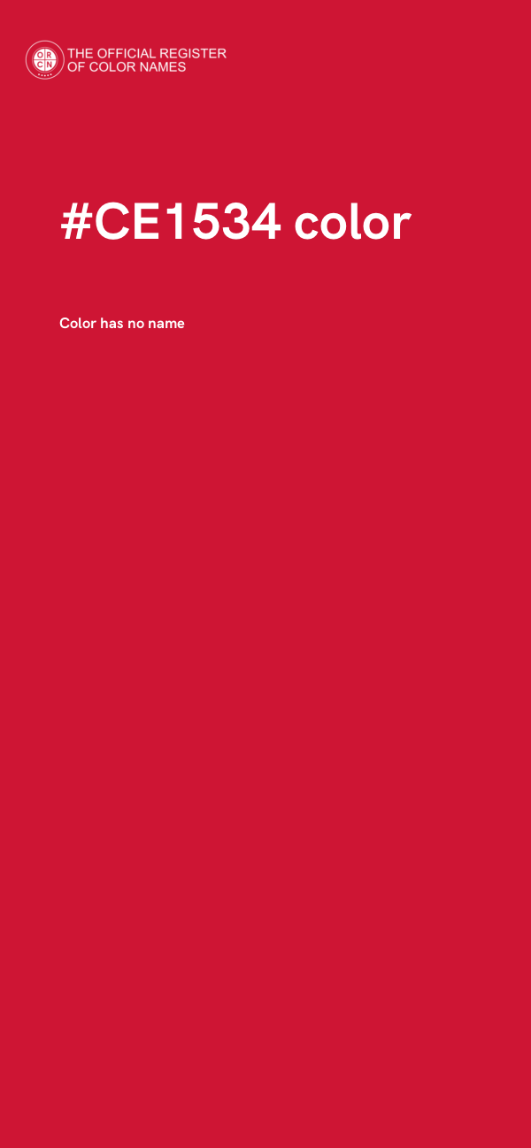 #CE1534 color image