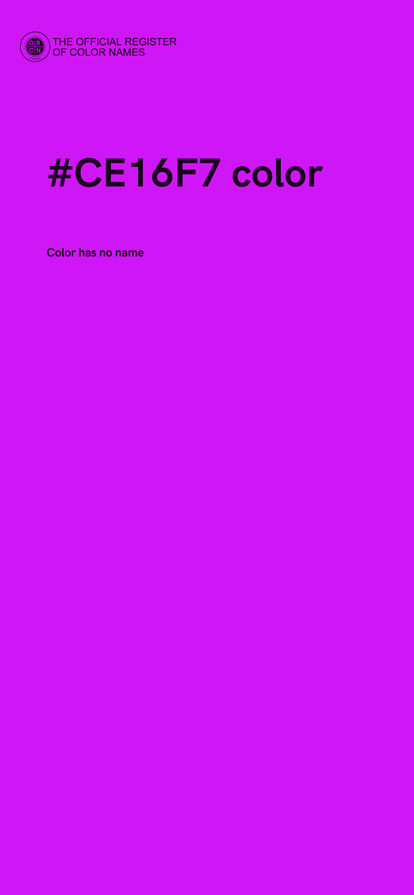 #CE16F7 color image
