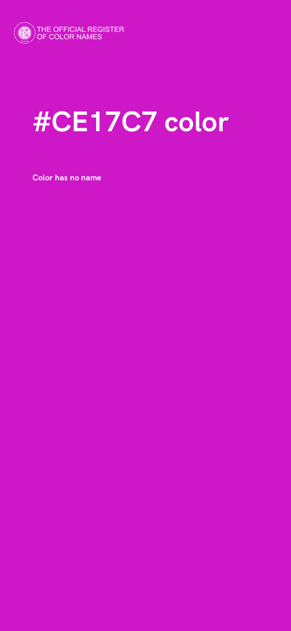 #CE17C7 color image