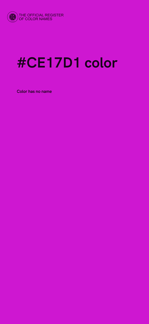 #CE17D1 color image