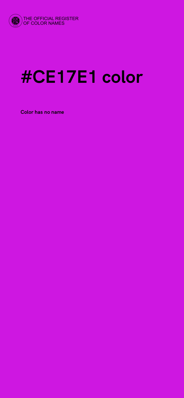 #CE17E1 color image