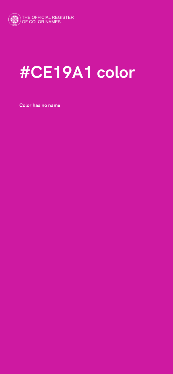 #CE19A1 color image