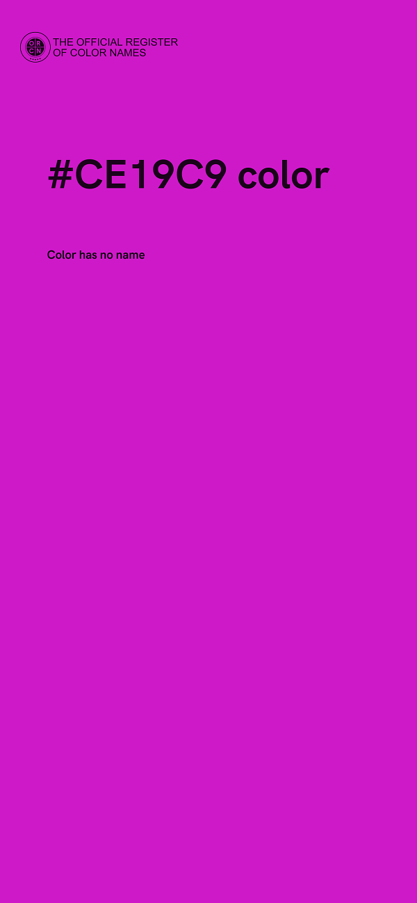 #CE19C9 color image