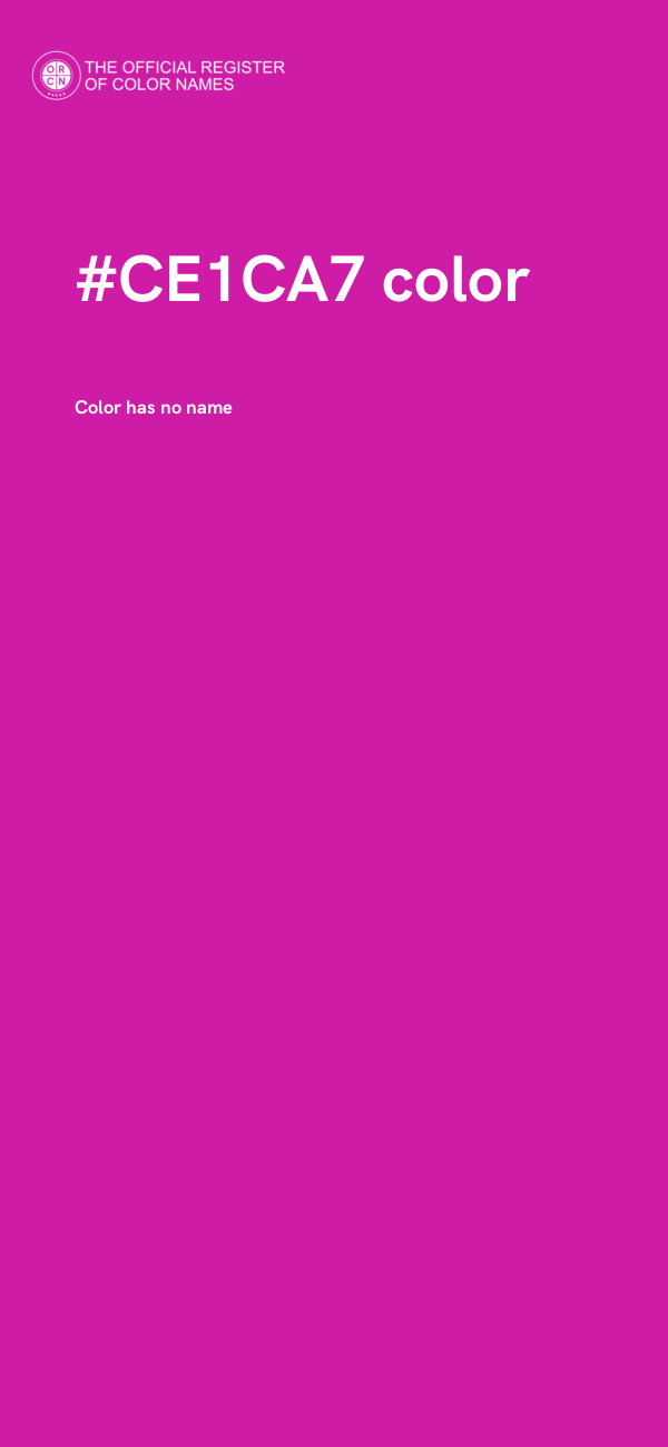 #CE1CA7 color image