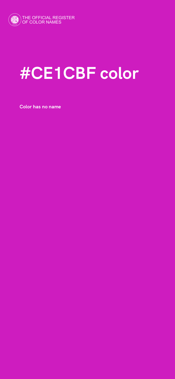 #CE1CBF color image