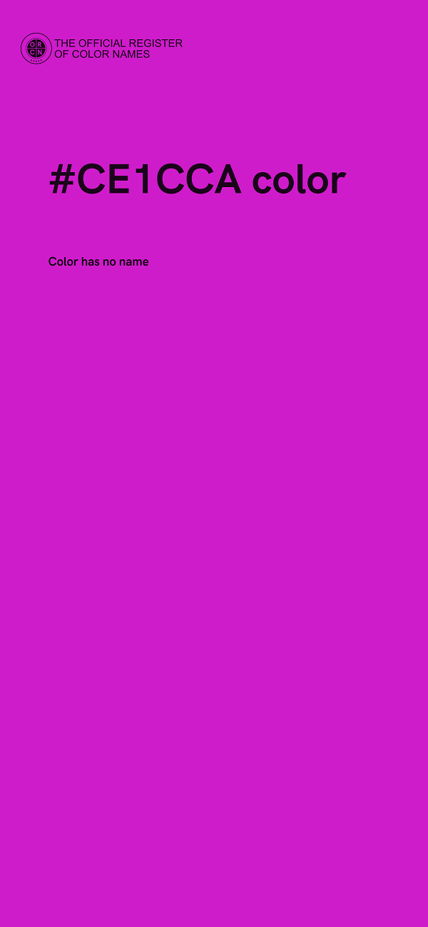 #CE1CCA color image
