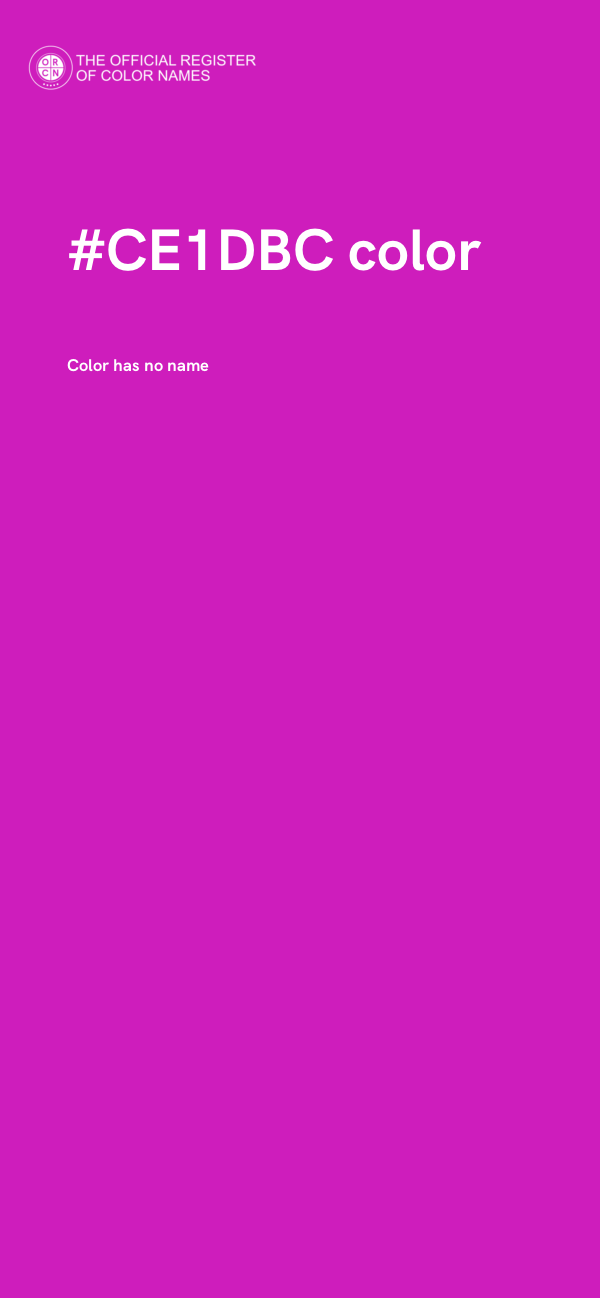 #CE1DBC color image