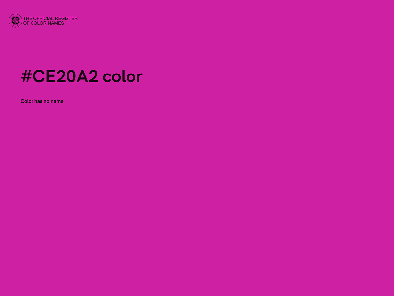 #CE20A2 color image