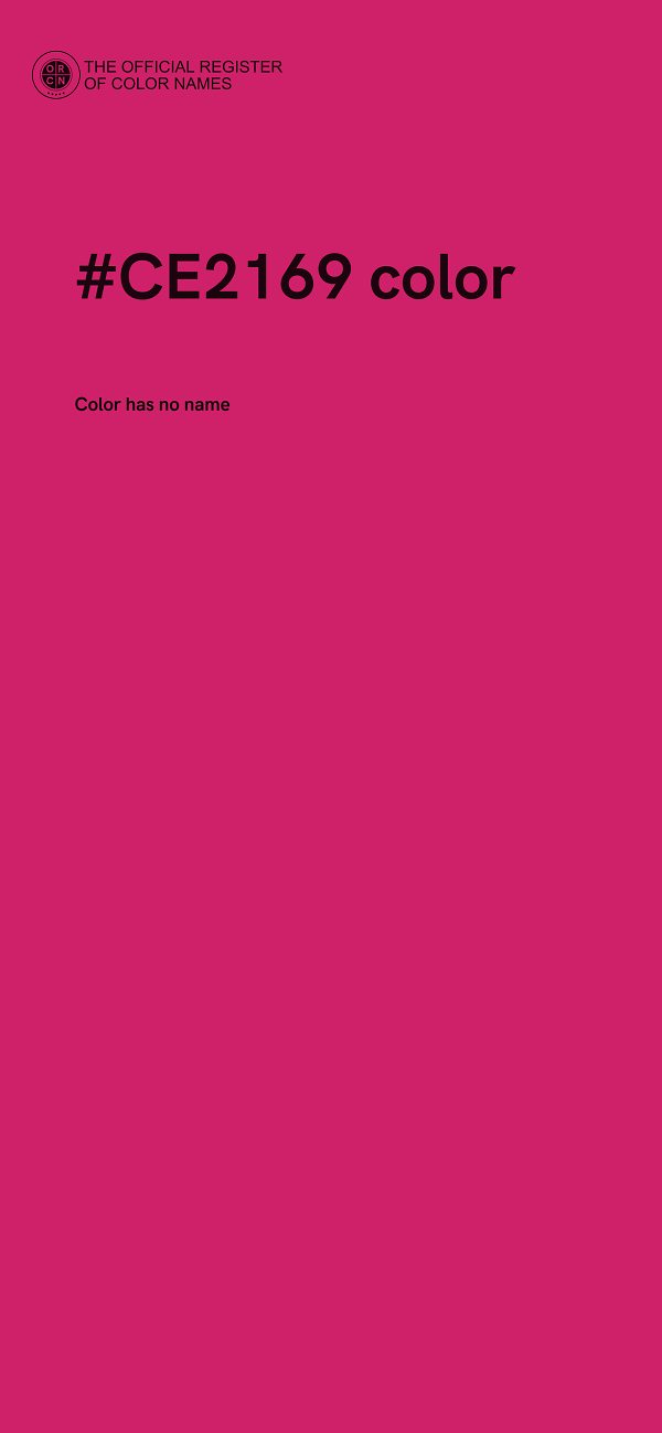 #CE2169 color image