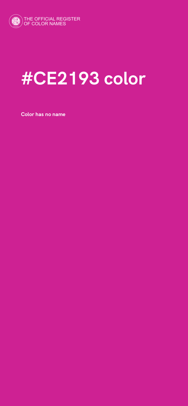 #CE2193 color image