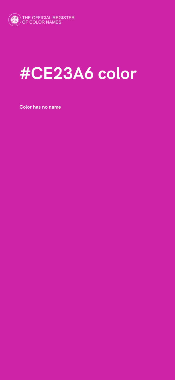 #CE23A6 color image
