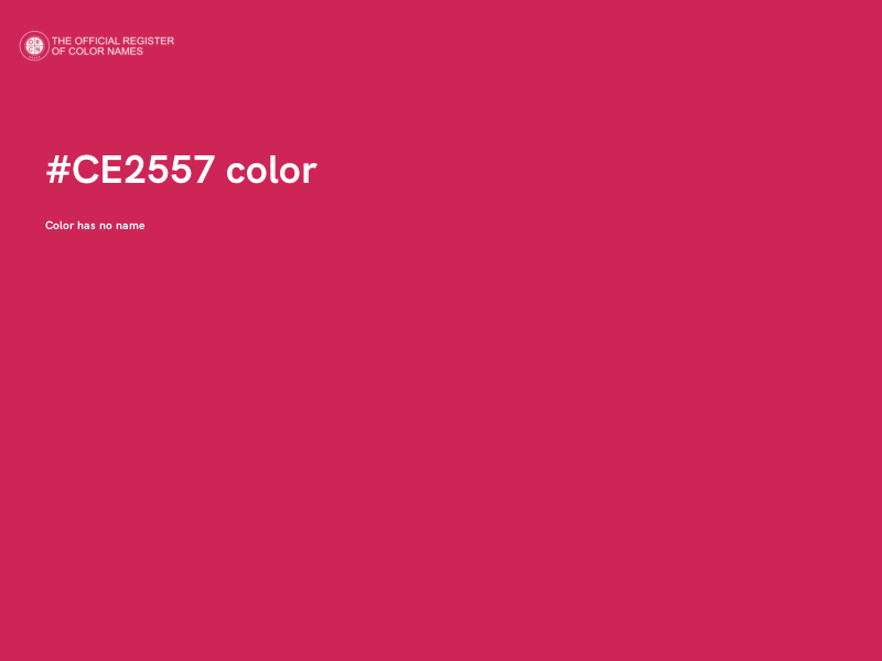 #CE2557 color image
