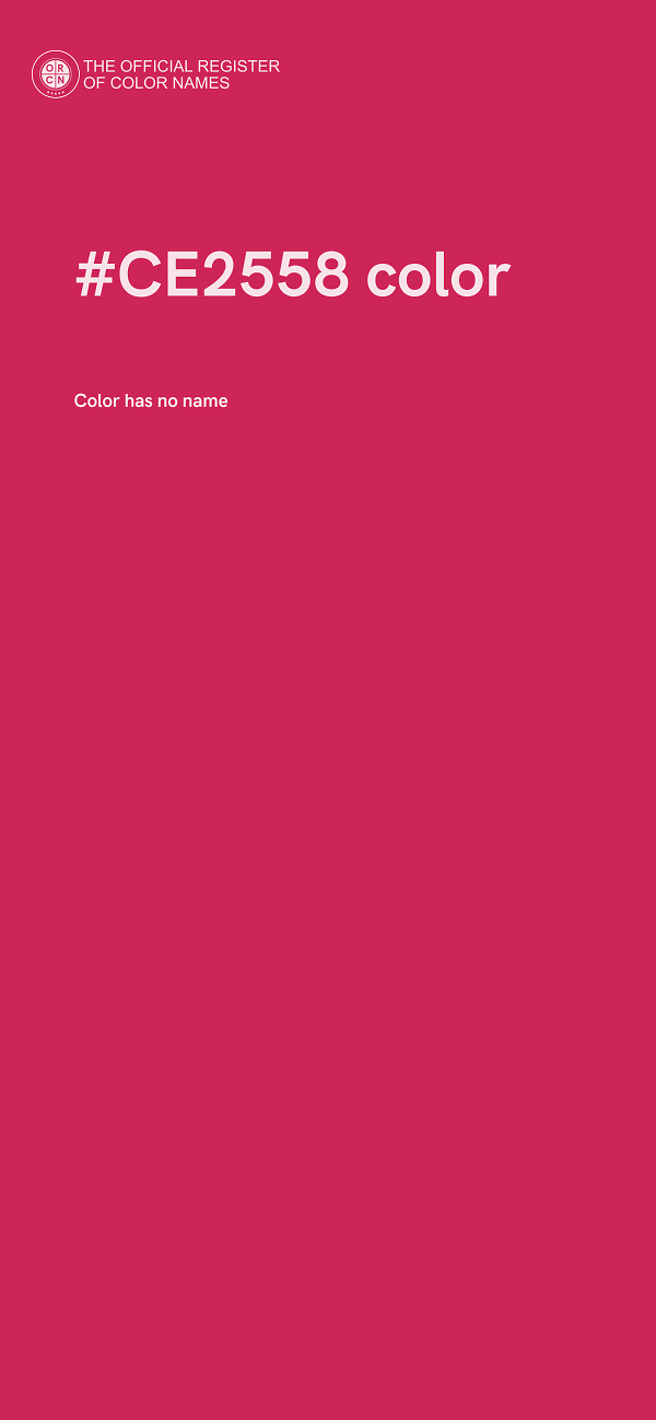 #CE2558 color image
