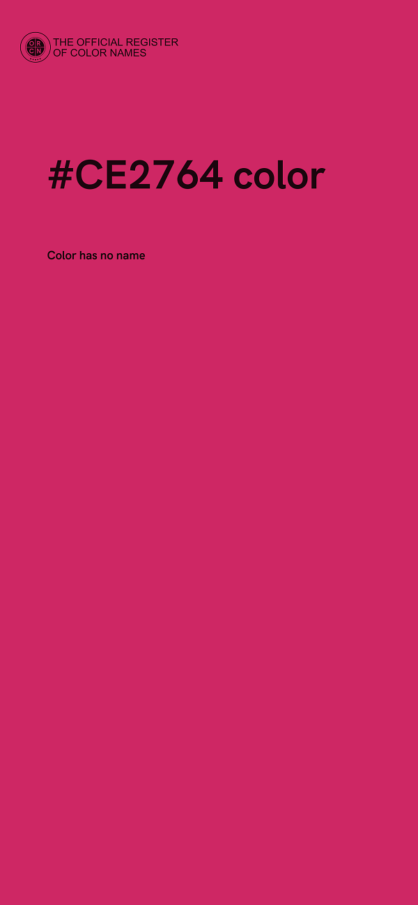 #CE2764 color image