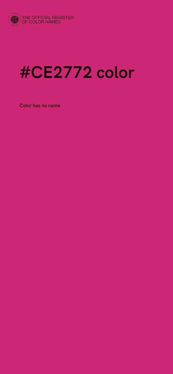 #CE2772 color image