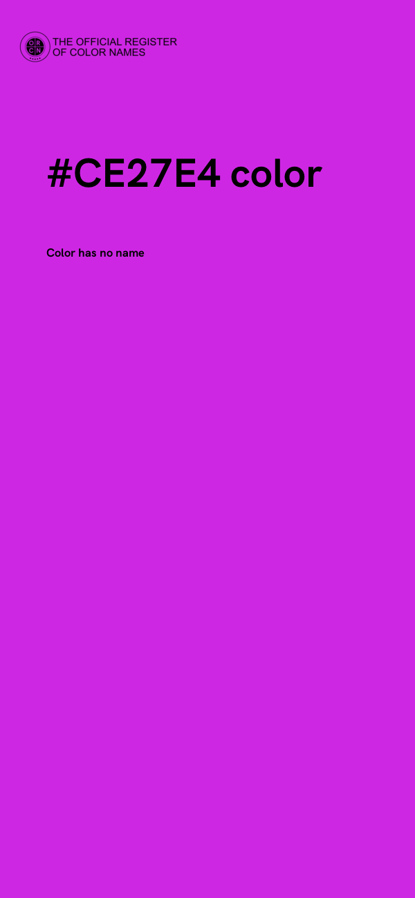 #CE27E4 color image