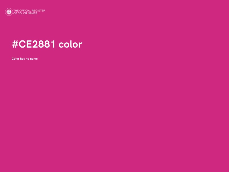 #CE2881 color image