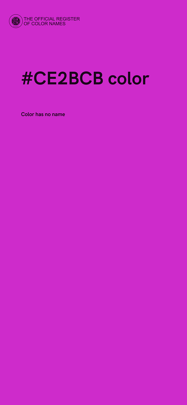 #CE2BCB color image