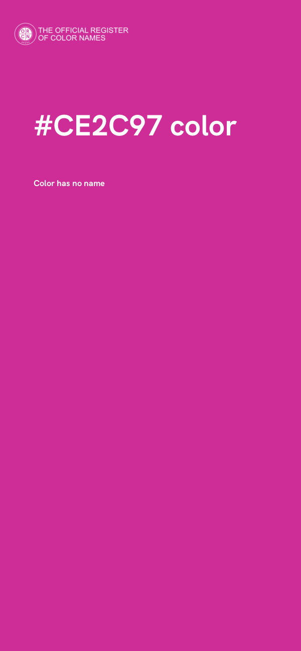 #CE2C97 color image