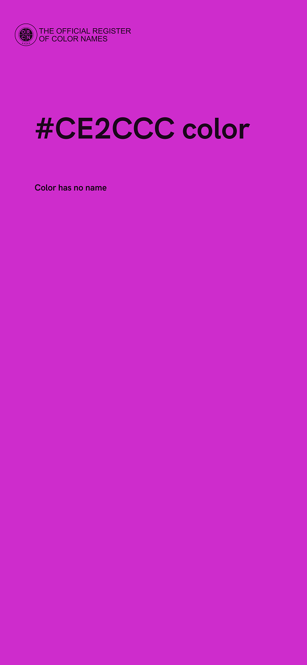 #CE2CCC color image