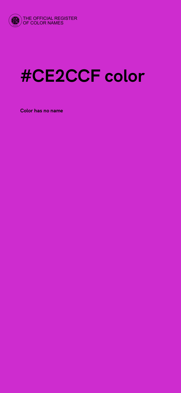 #CE2CCF color image