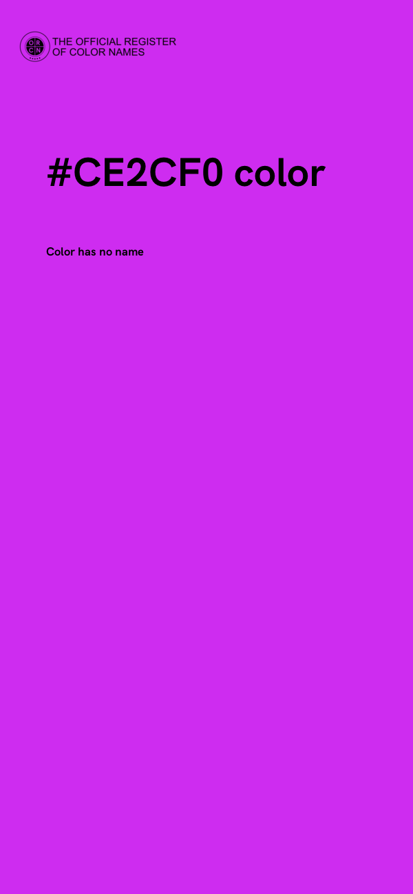 #CE2CF0 color image