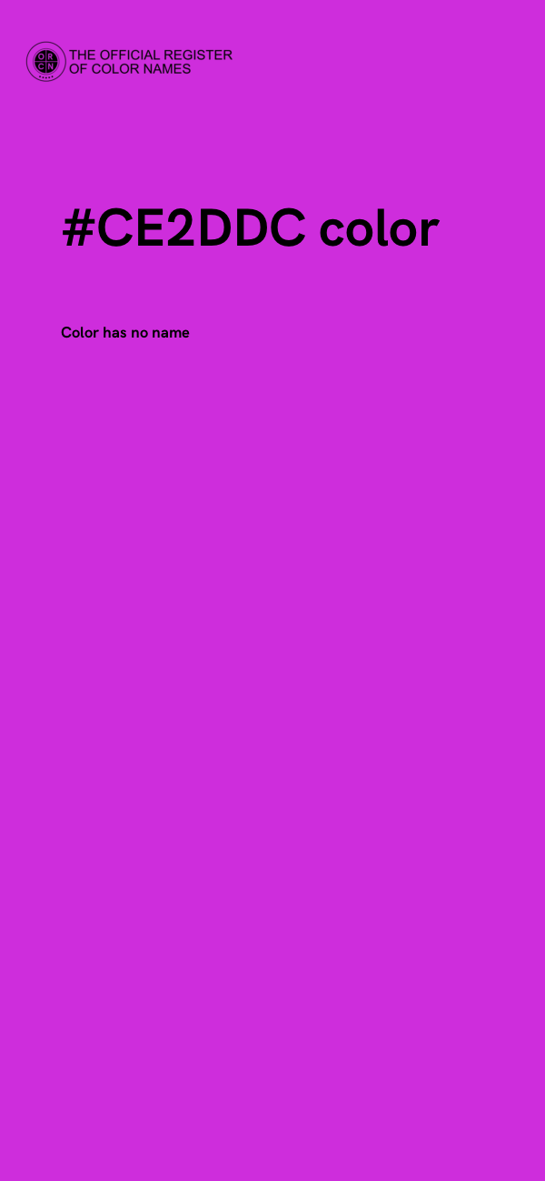 #CE2DDC color image