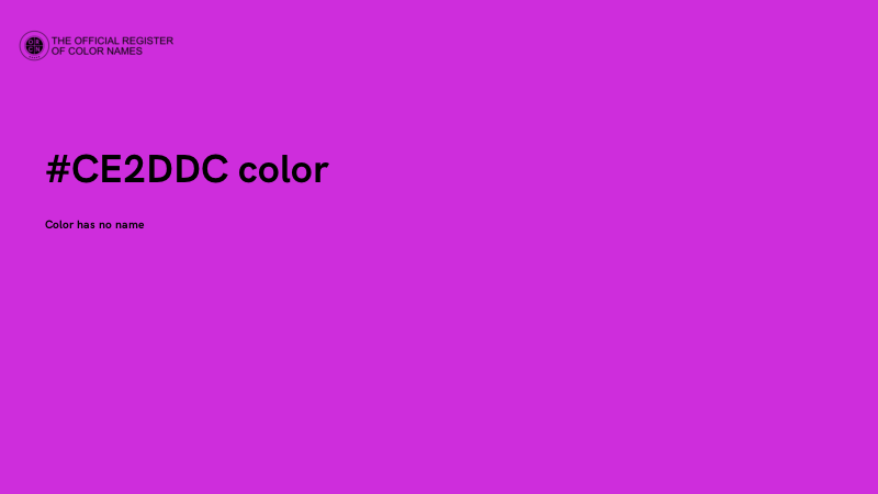 #CE2DDC color image