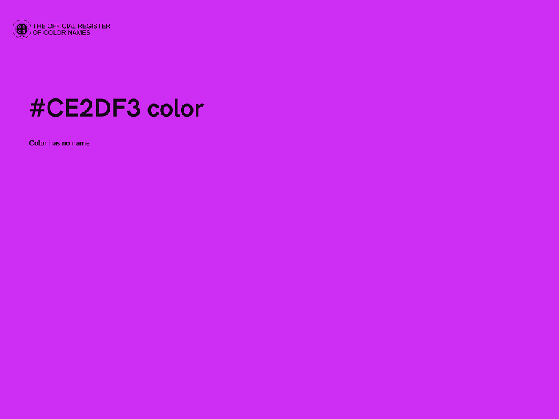 #CE2DF3 color image