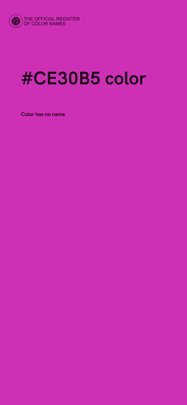 #CE30B5 color image