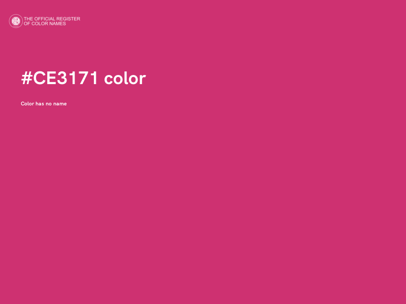 #CE3171 color image