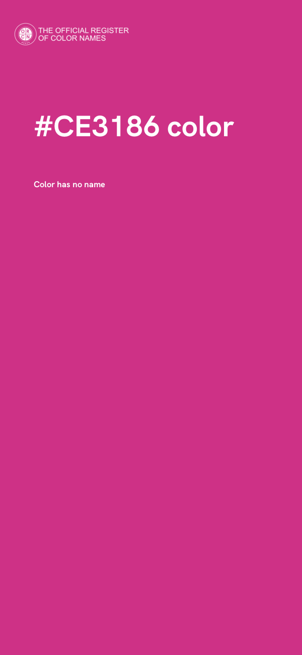 #CE3186 color image