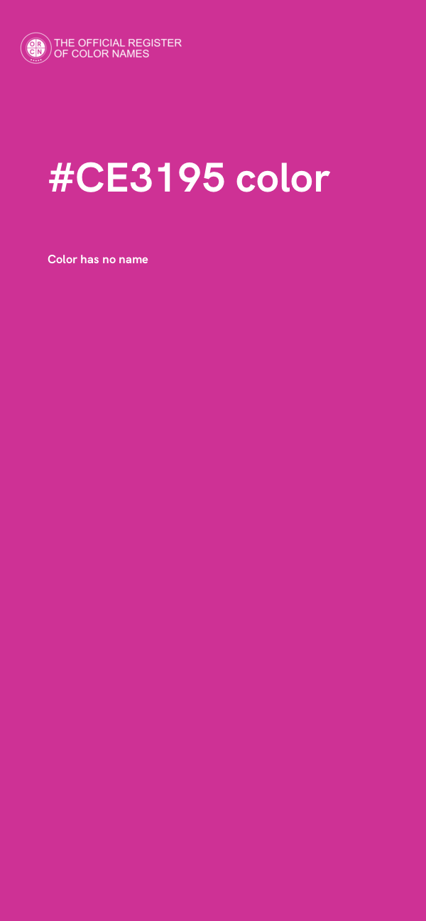 #CE3195 color image