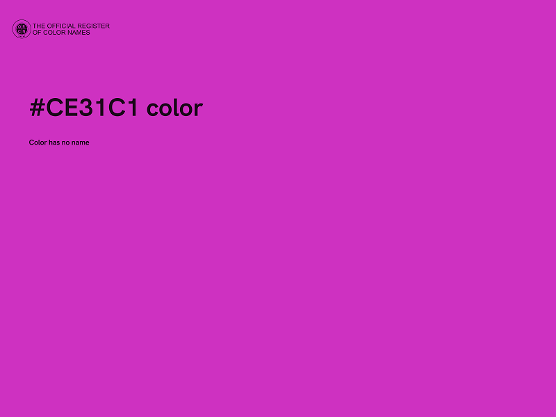 #CE31C1 color image