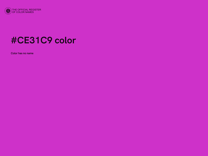 #CE31C9 color image