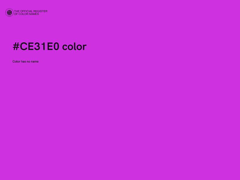 #CE31E0 color image