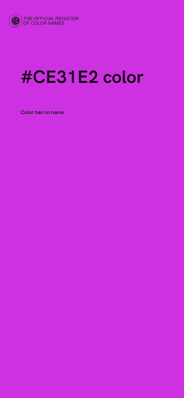 #CE31E2 color image