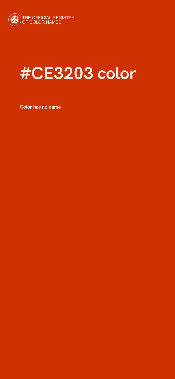 #CE3203 color image