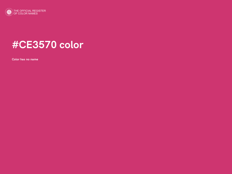 #CE3570 color image