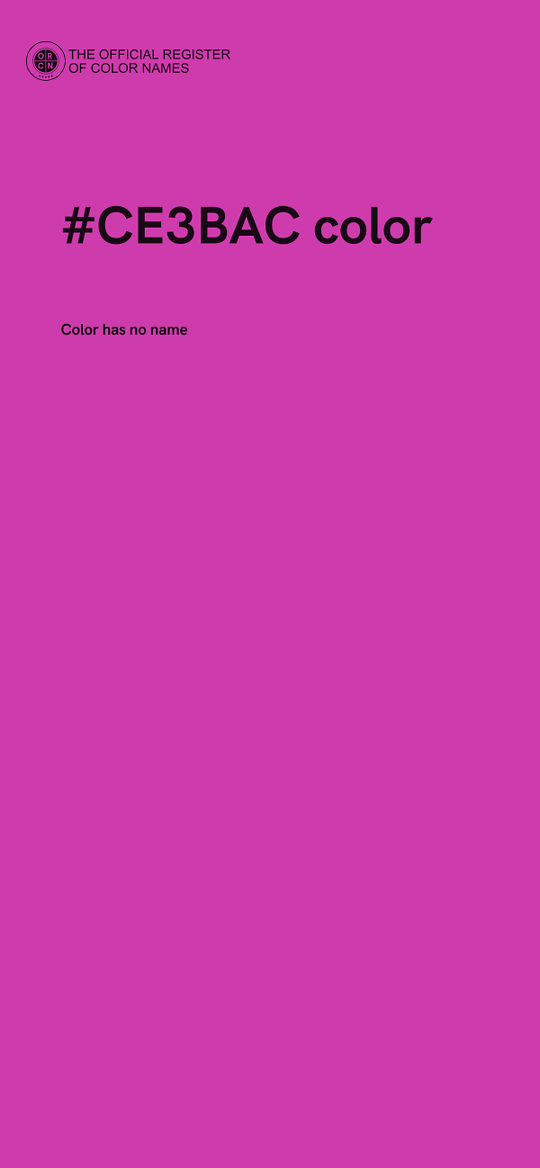 #CE3BAC color image