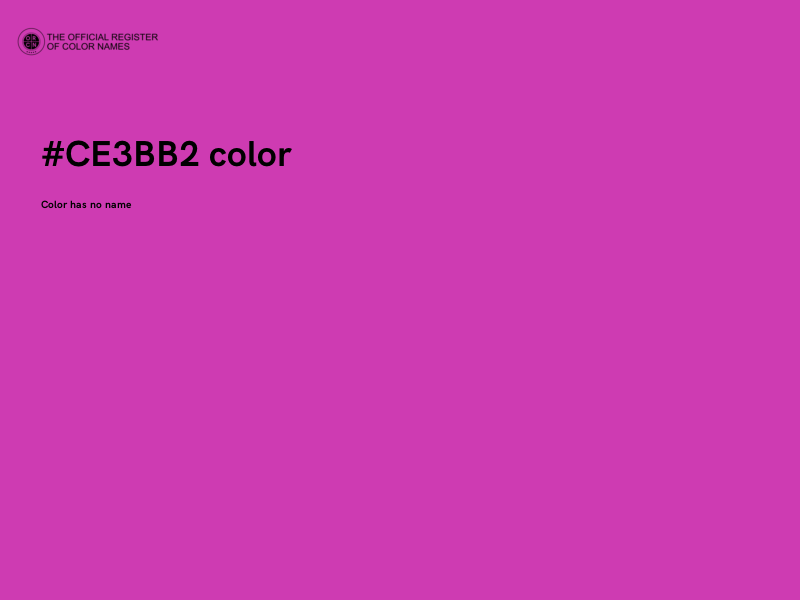 #CE3BB2 color image