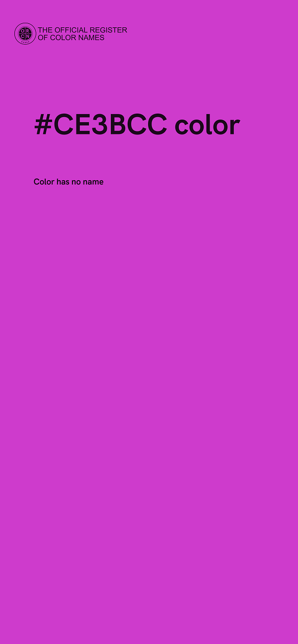 #CE3BCC color image