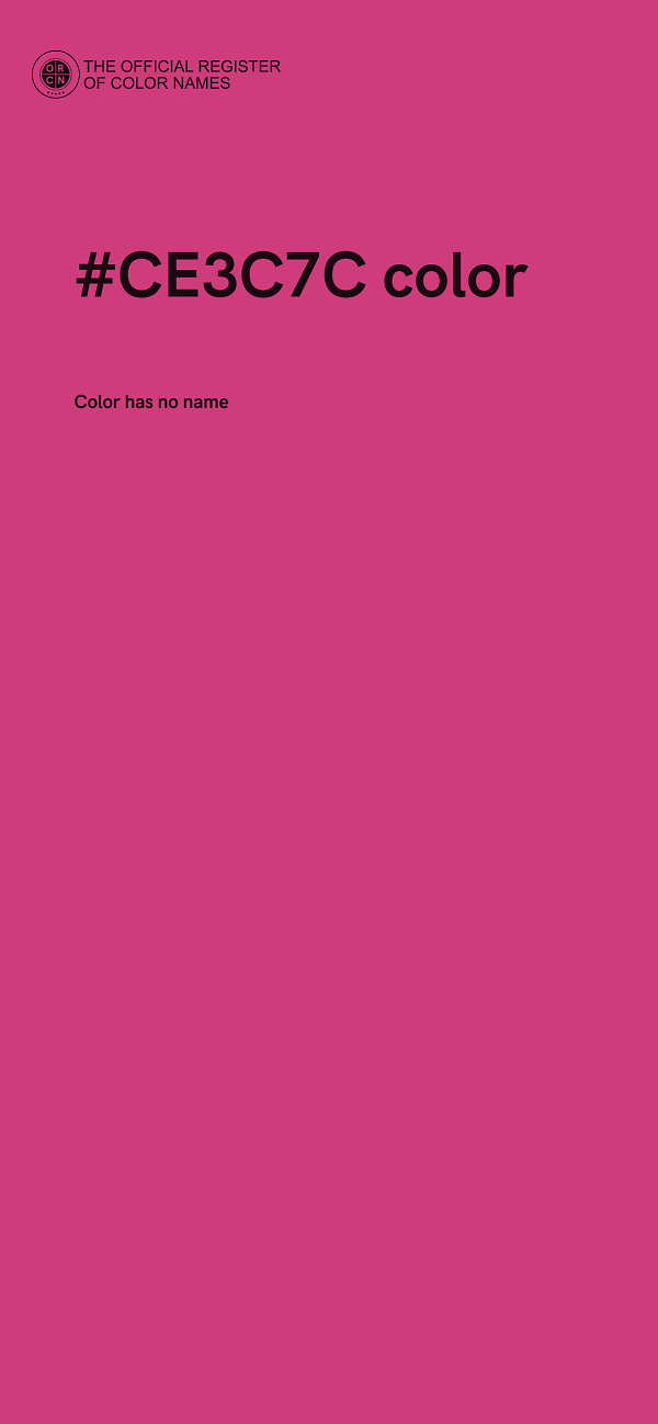 #CE3C7C color image